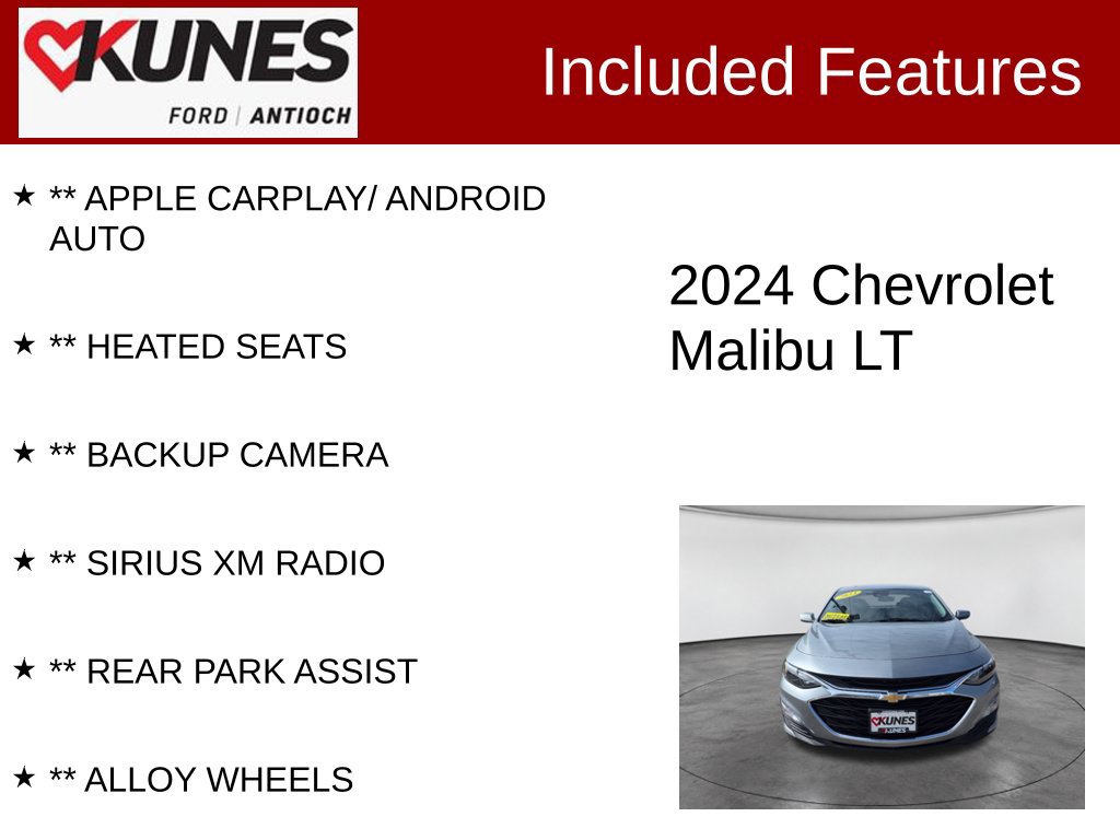 Used 2024 Chevrolet Malibu LT FWD image 3