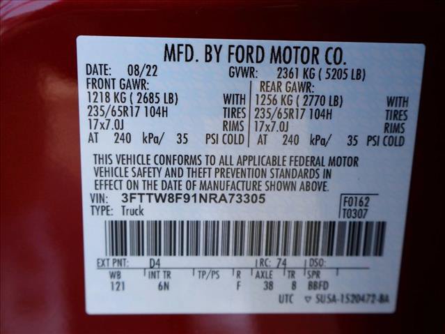 Certified 2022 Ford Maverick Lariat w/ Lariat Luxury Package AWD/4WD image 29