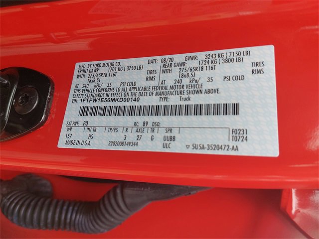 Certified 2021 Ford F150 Lariat w/ Equipment Group 501A Mid image 32