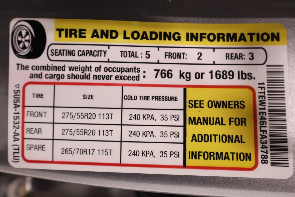 Certified 2020 Ford F150 Lariat w/ Equipment Group 502A Luxury AWD/4WD image 46