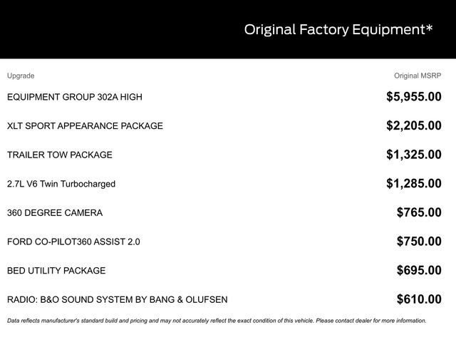Certified 2023 Ford F150 XLT w/ Equipment Group 302A High image 21