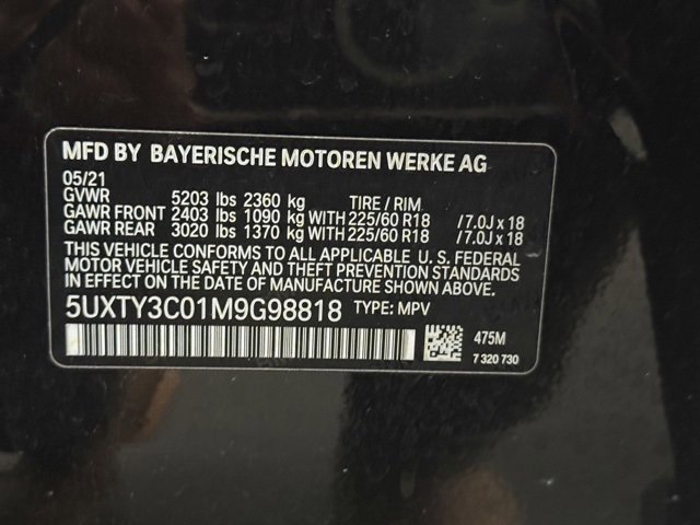 Used 2021 BMW X3 sDrive30i image 11