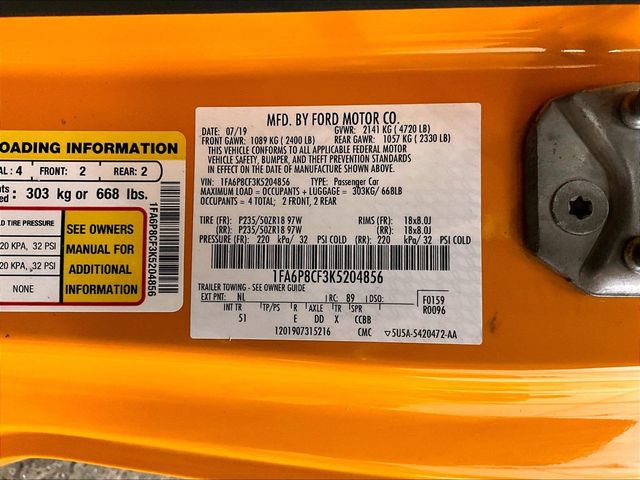 Certified 2019 Ford Mustang GT Premium w/ Equipment Group 401A RWD image 32