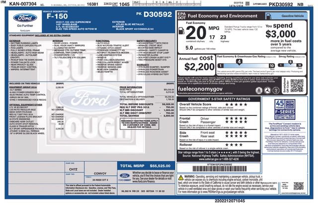 Certified 2023 Ford F150 XLT w/ Equipment Group 301A Mid AWD/4WD image 36