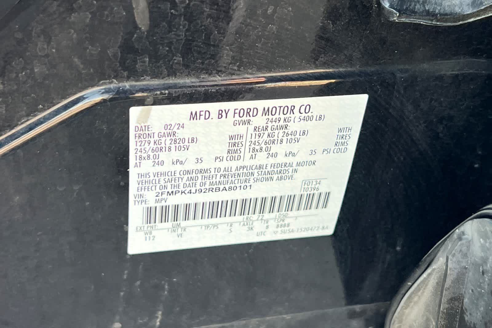 Certified 2024 Ford Edge SEL AWD/4WD image 29