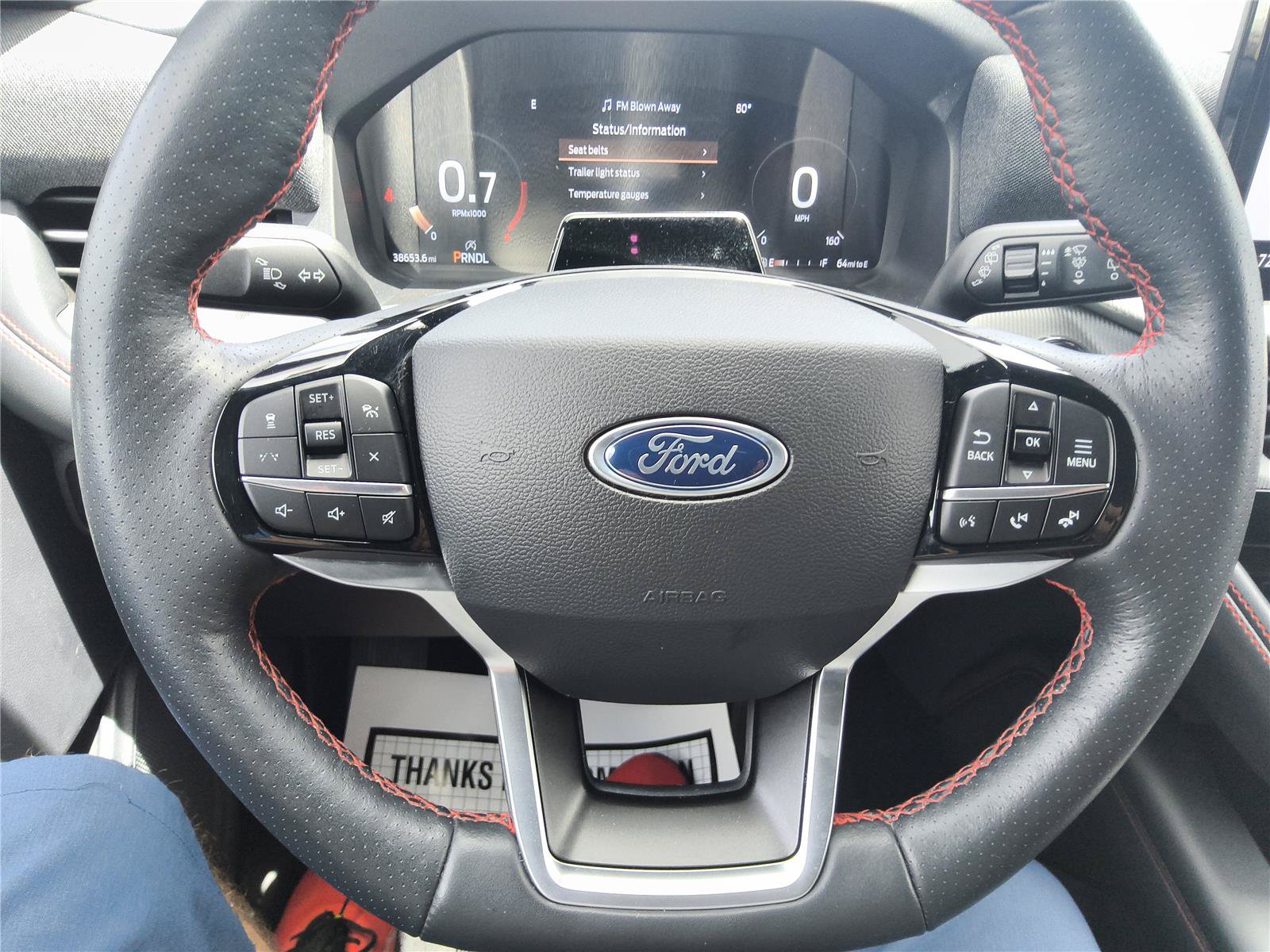 Certified 2025 Ford Explorer ST-Line w/ Premium Package RWD image 35