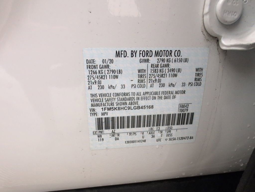 Certified 2020 Ford Explorer Platinum w/ Premium Technology Package AWD/4WD image 42