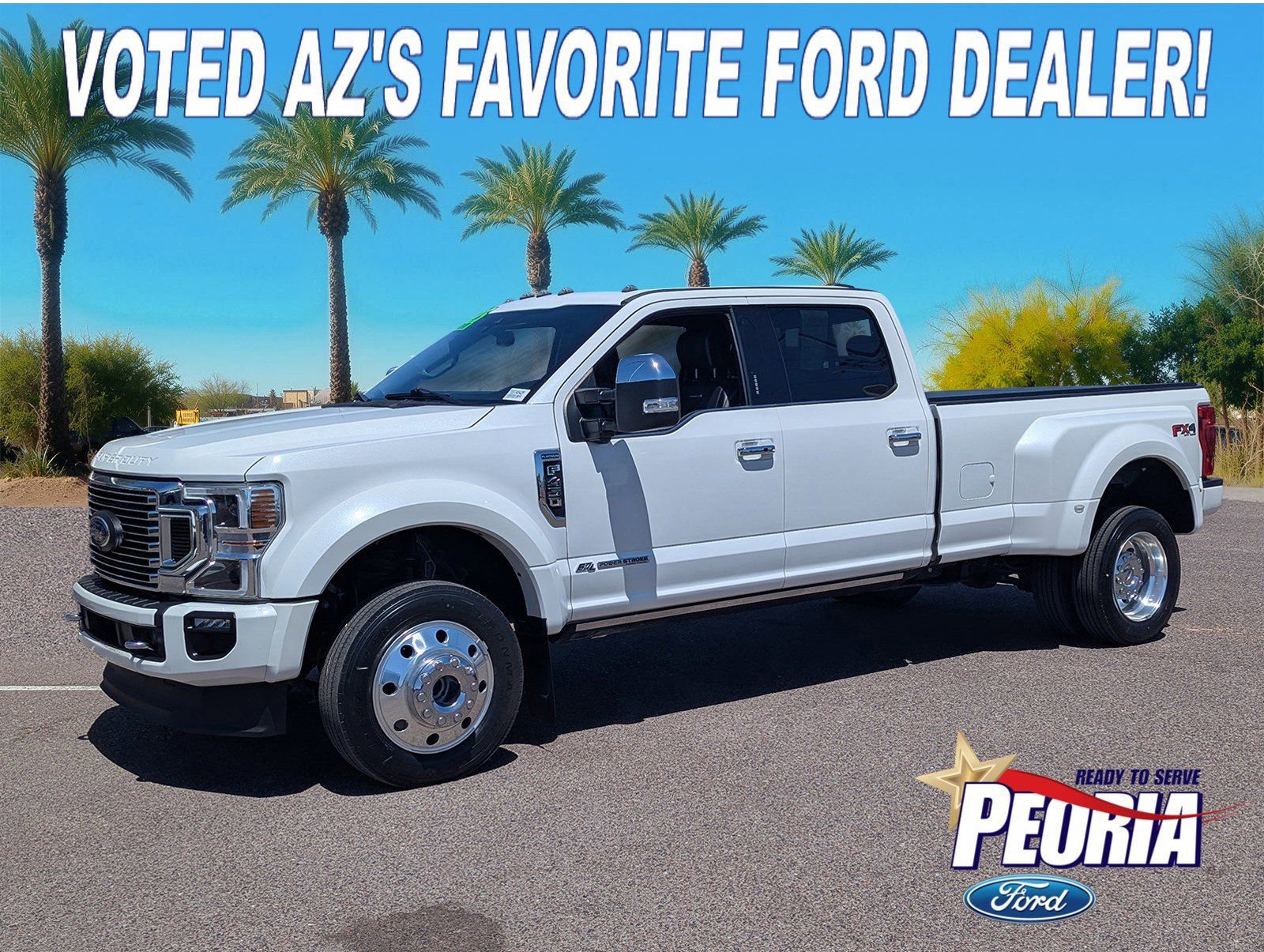 Certified 2021 Ford F450 Platinum w/ FX4 Off-Road Package AWD/4WD image 1