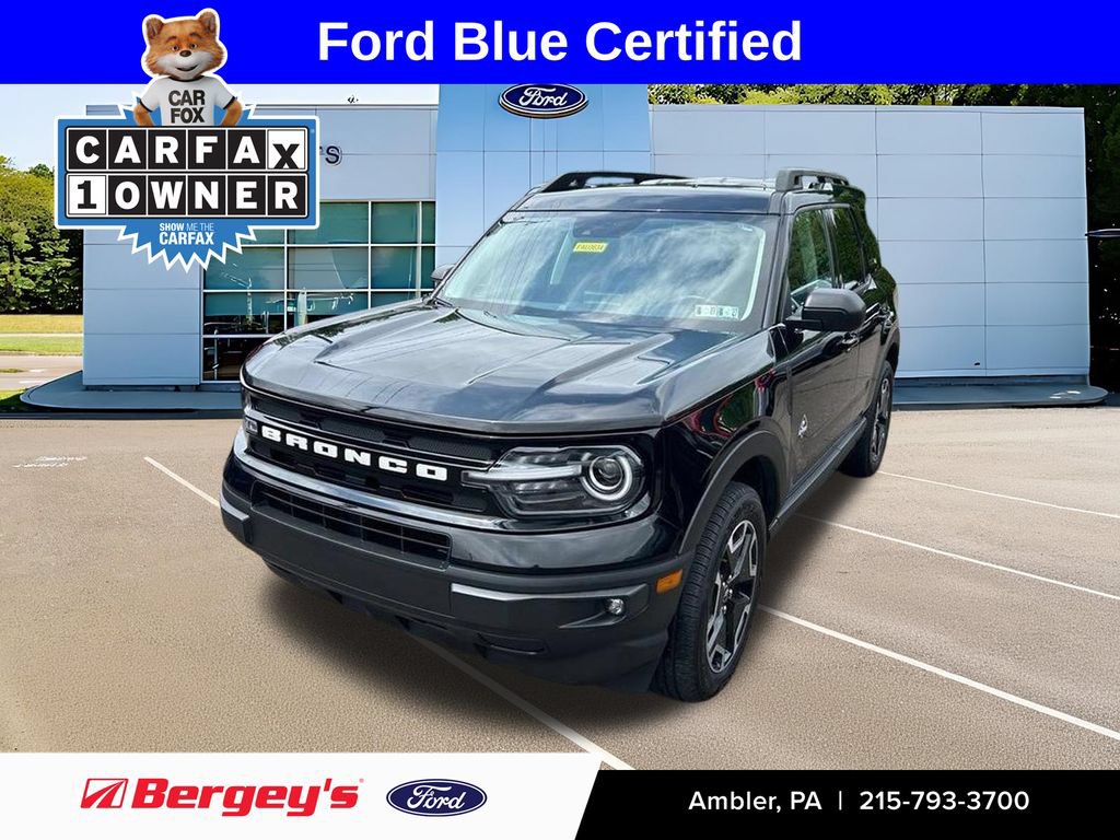 Certified 2022 Ford Bronco Sport Outer Banks w/ Tech Package AWD/4WD video 1