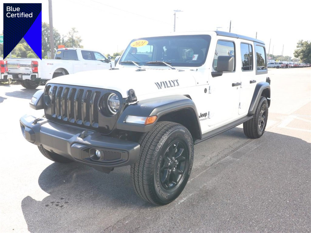 Used 2021 Jeep Wrangler Unlimited Willys image 1