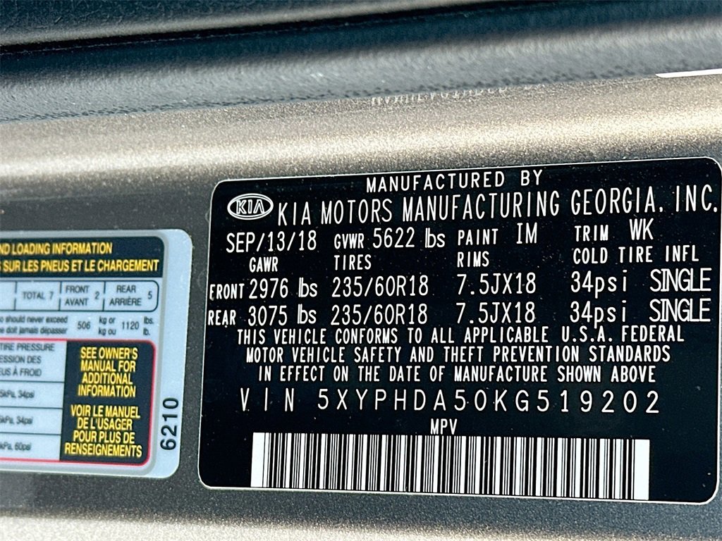 Used 2019 Kia Sorento EX image 27