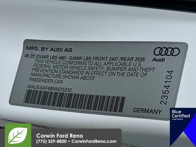 Used 2022 Audi A4 2.0T Premium Plus AWD/4WD image 36
