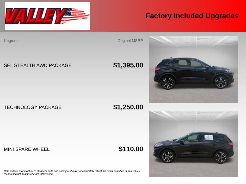 Certified 2022 Ford Escape SEL w/ SEL Stealth AWD Package image 6