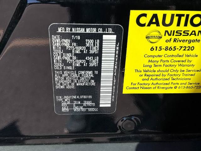 Used 2020 Nissan Armada Platinum w/ Captain's Chairs Package AWD/4WD image 19