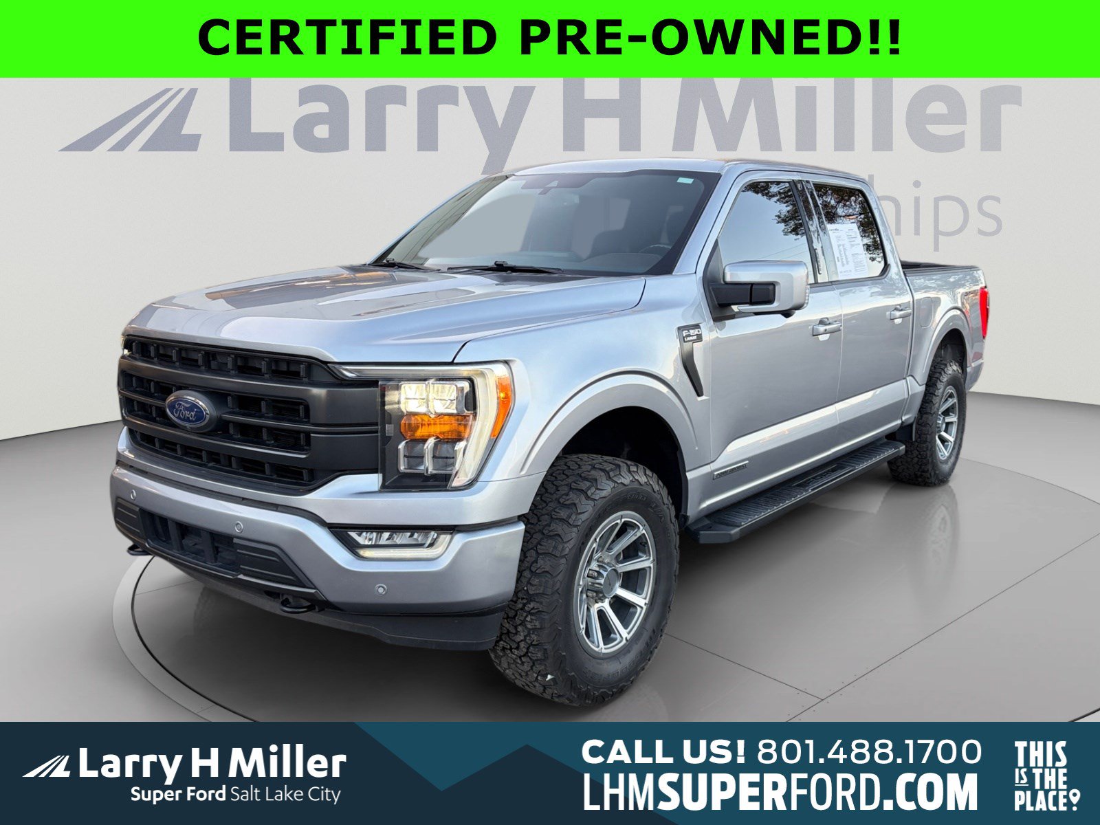 Certified 2021 Ford F150 Lariat