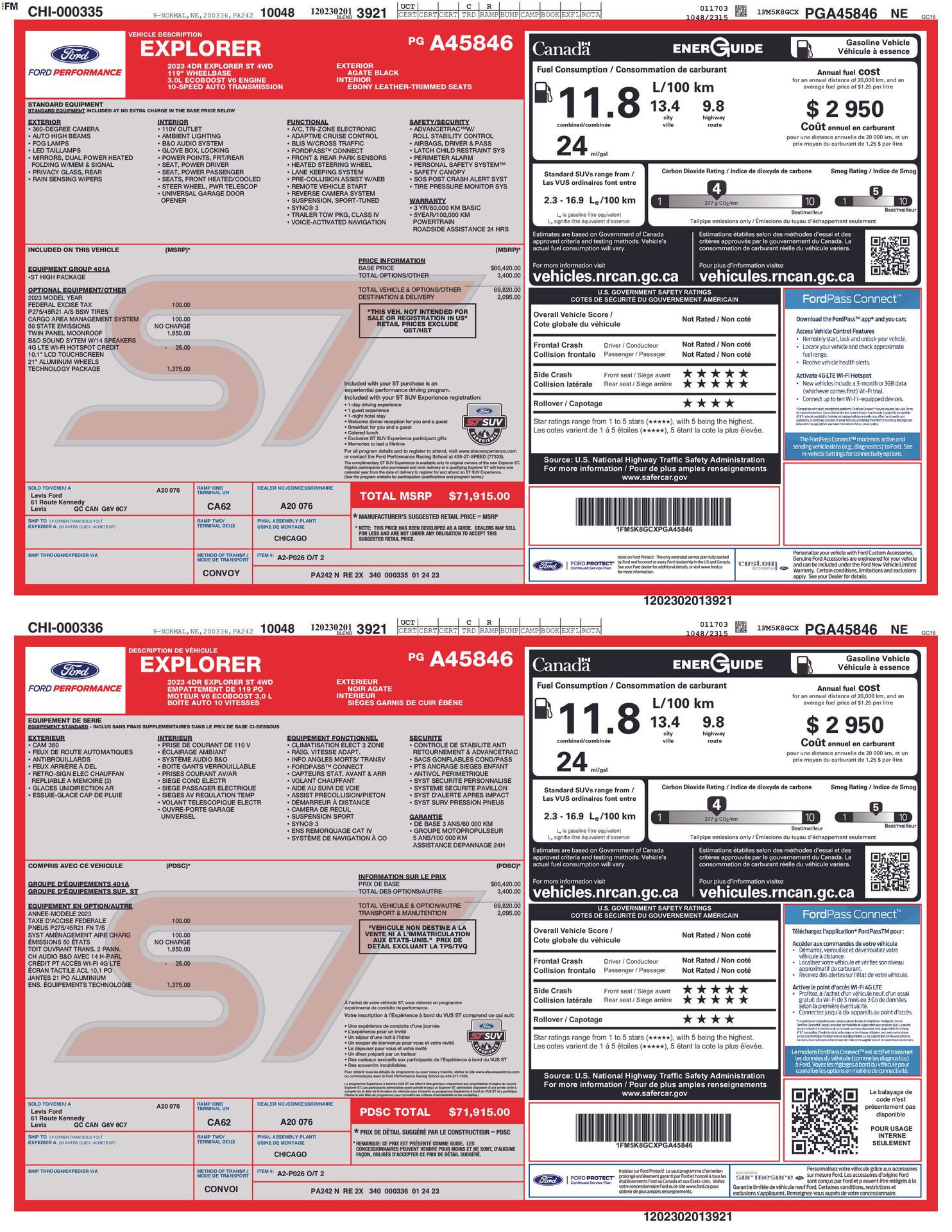 Certified 2023 Ford Explorer ST w/ Technology Package image 34