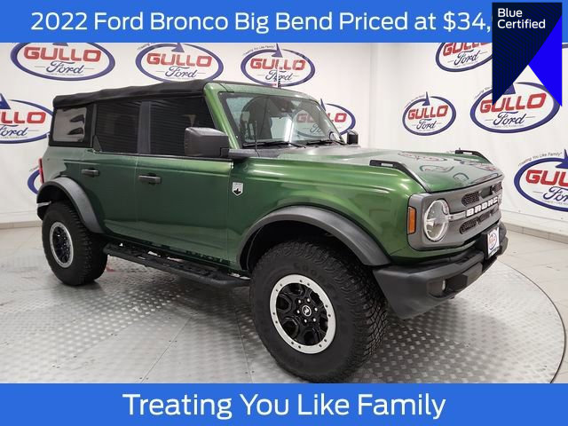 Certified 2022 Ford Bronco Big Bend w/ Sasquatch Package