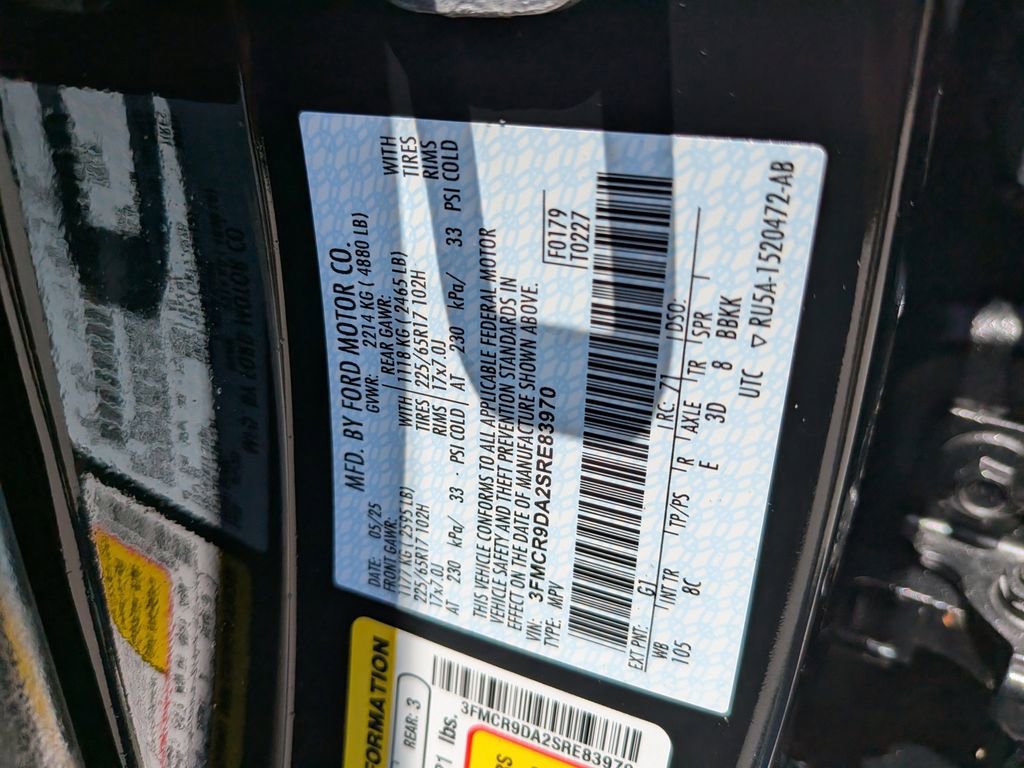 Certified 2025 Ford Bronco Sport Badlands AWD/4WD image 36