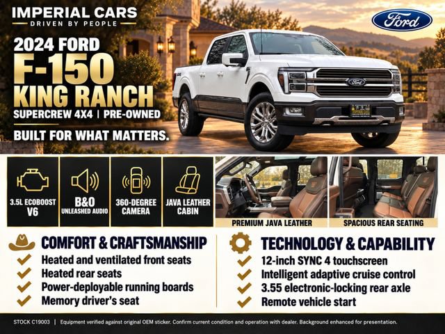 Certified 2024 Ford F150 King Ranch AWD/4WD image 6