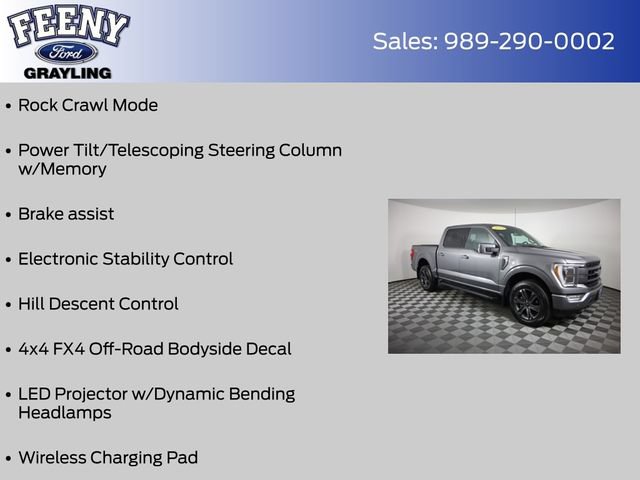 Certified 2023 Ford F150 Lariat w/ Equipment Group 502A High AWD/4WD image 21