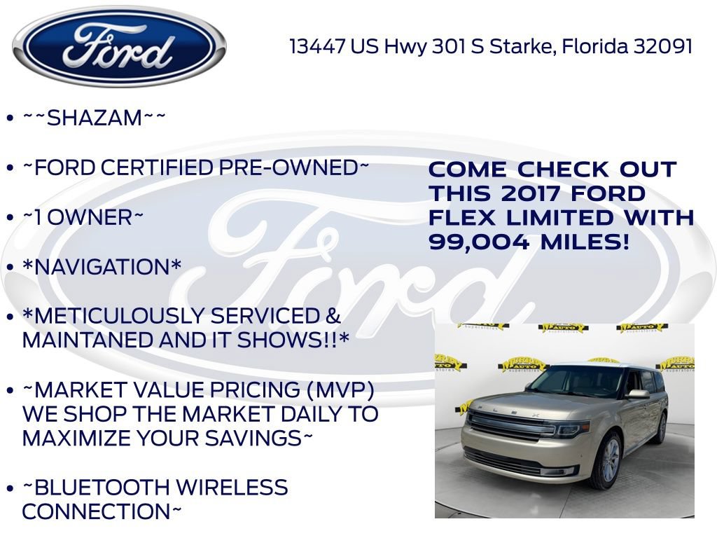 Certified 2017 Ford Flex Limited w/ Equipment Group 301A FWD image 6