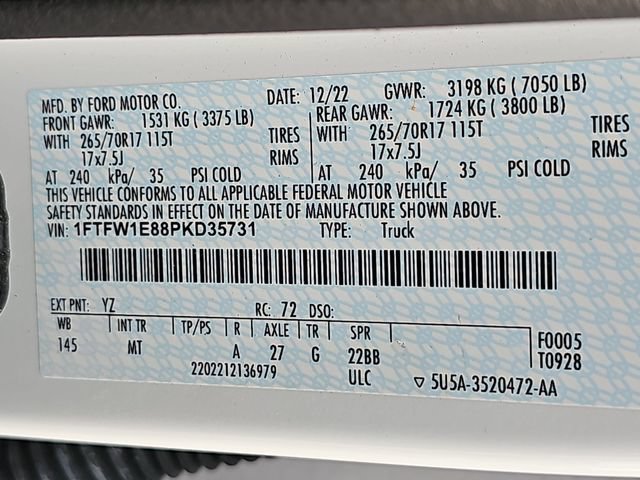 Certified 2023 Ford F150 XLT AWD/4WD image 36