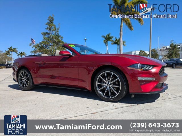 Certified 2019 Ford Mustang Convertible w/ Equipment Group 101A
