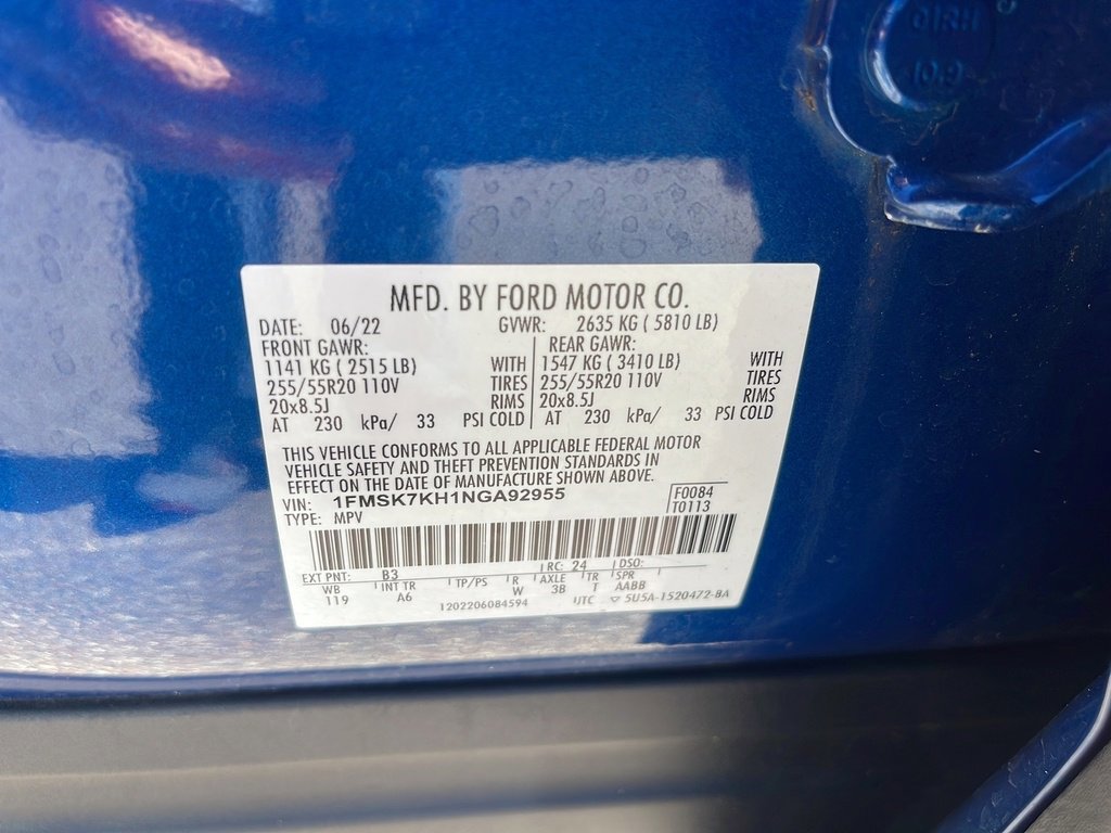 Certified 2022 Ford Explorer ST-Line w/ Class IV Trailer Tow Package image 34