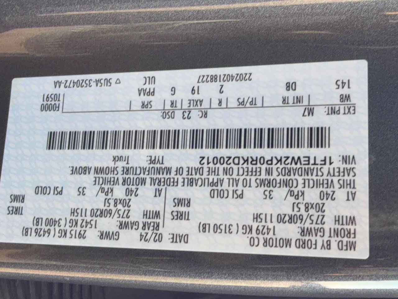 Certified 2024 Ford F150 STX RWD image 31