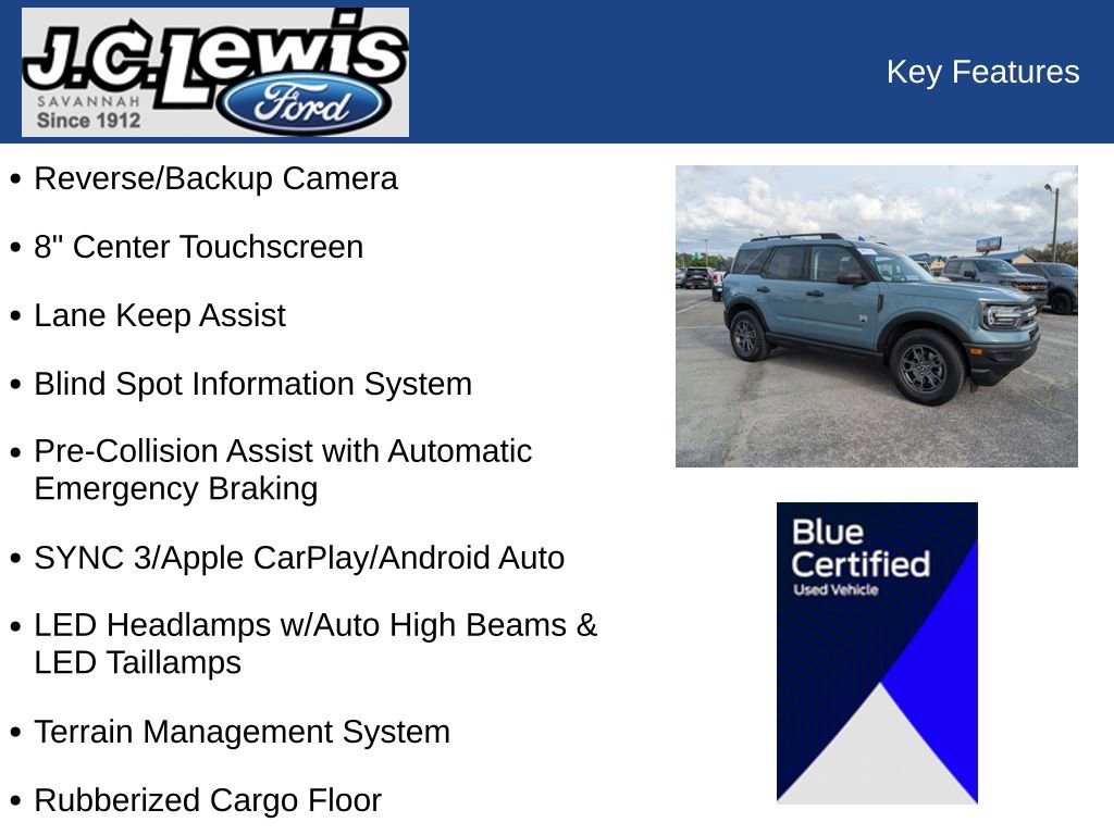 Certified 2022 Ford Bronco Sport Big Bend AWD/4WD image 29