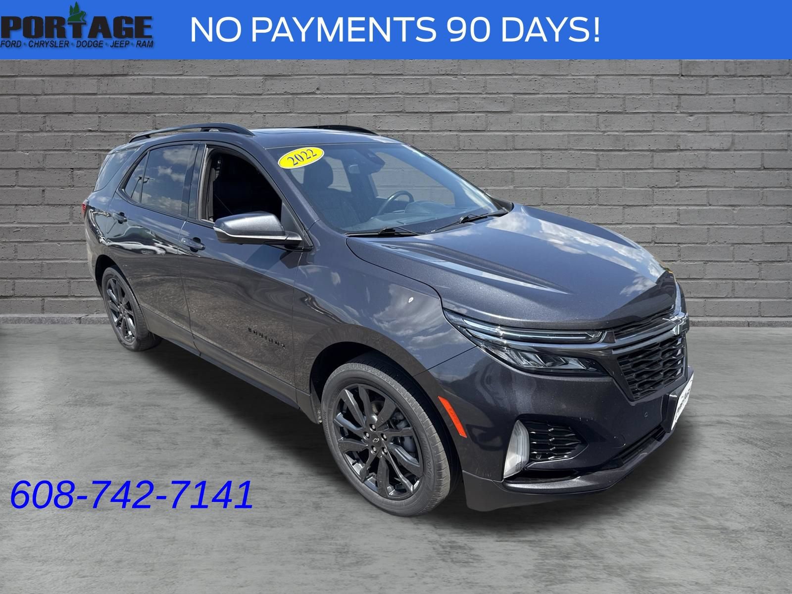 Used 2022 Chevrolet Equinox RS w/ RS Leather Package