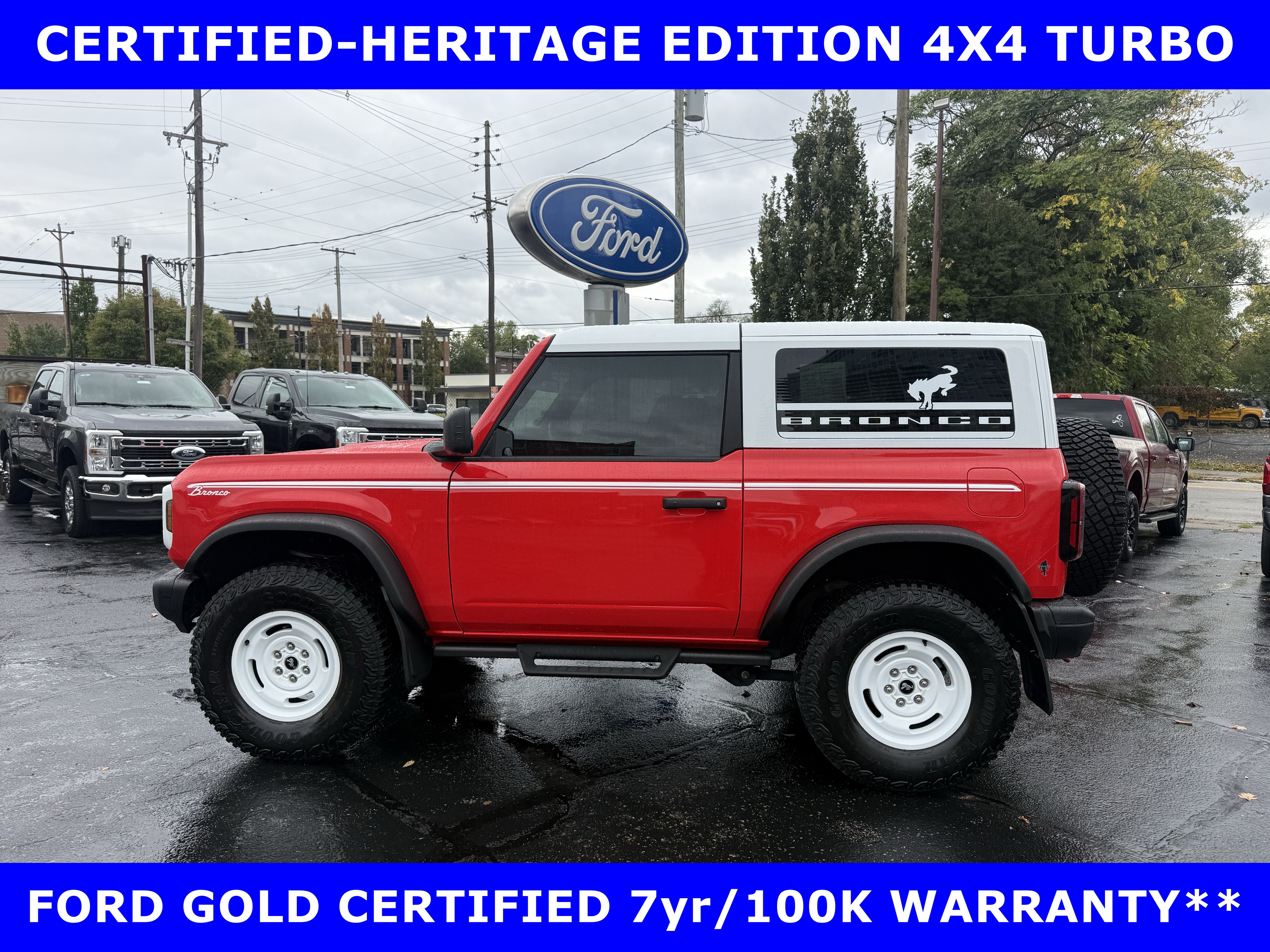 Certified 2024 Ford Bronco Heritage Edition AWD/4WD image 1