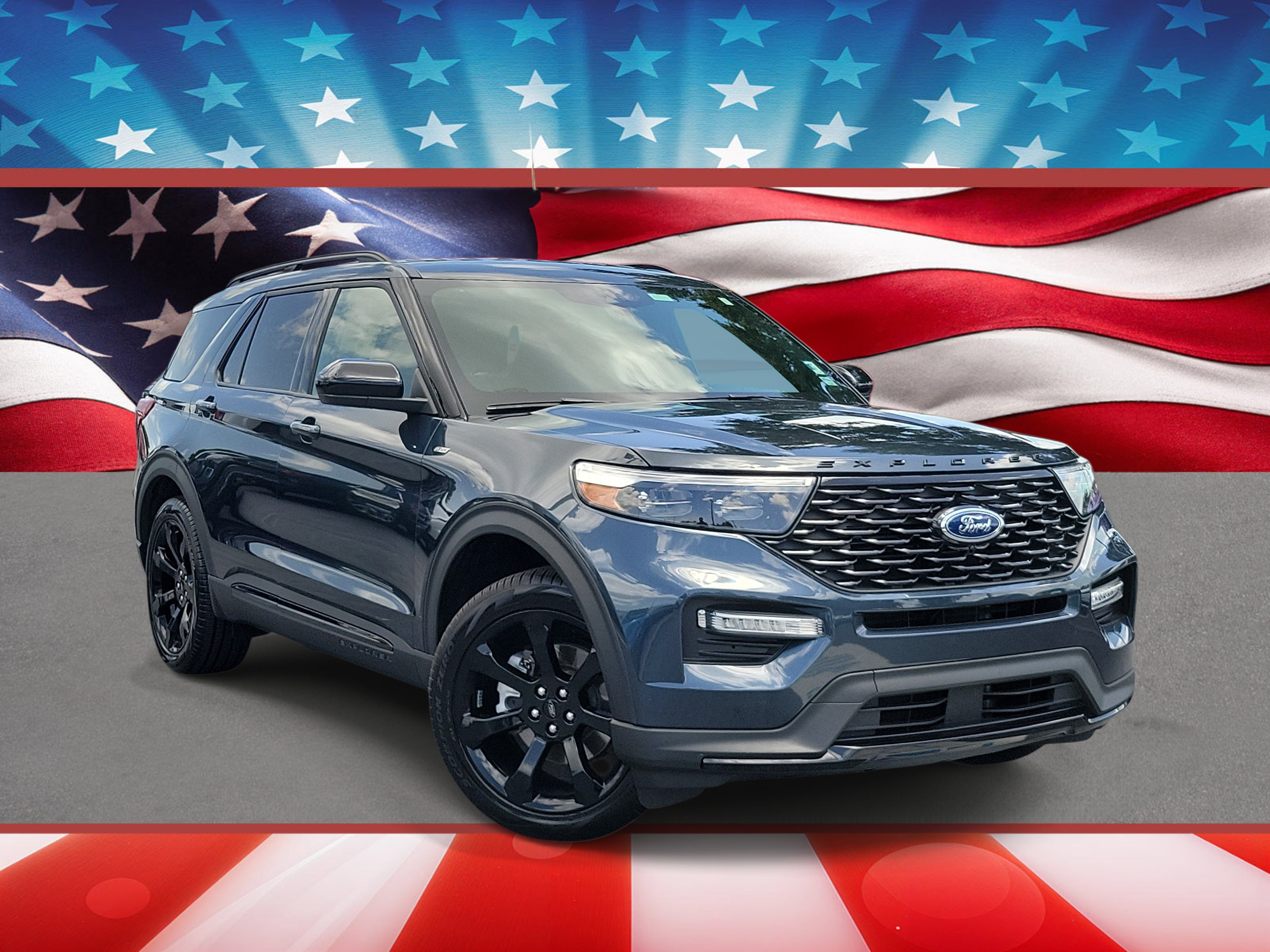 Certified 2024 Ford Explorer ST-Line w/ Class IV Trailer Tow Package