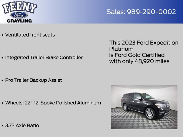 Certified 2023 Ford Expedition Platinum AWD/4WD image 24