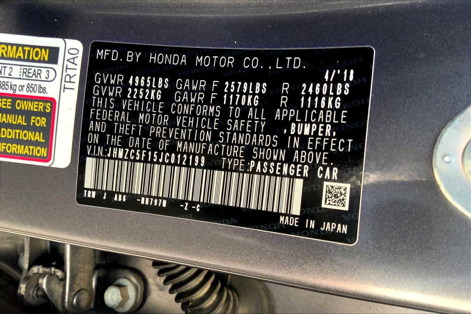 Used 2018 Honda Clarity Plug-In Hybrid image 34