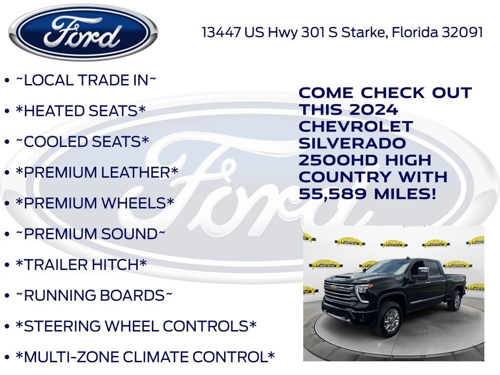 Used 2024 Chevrolet Silverado 2500 High Country w/ Technology Package AWD/4WD image 17