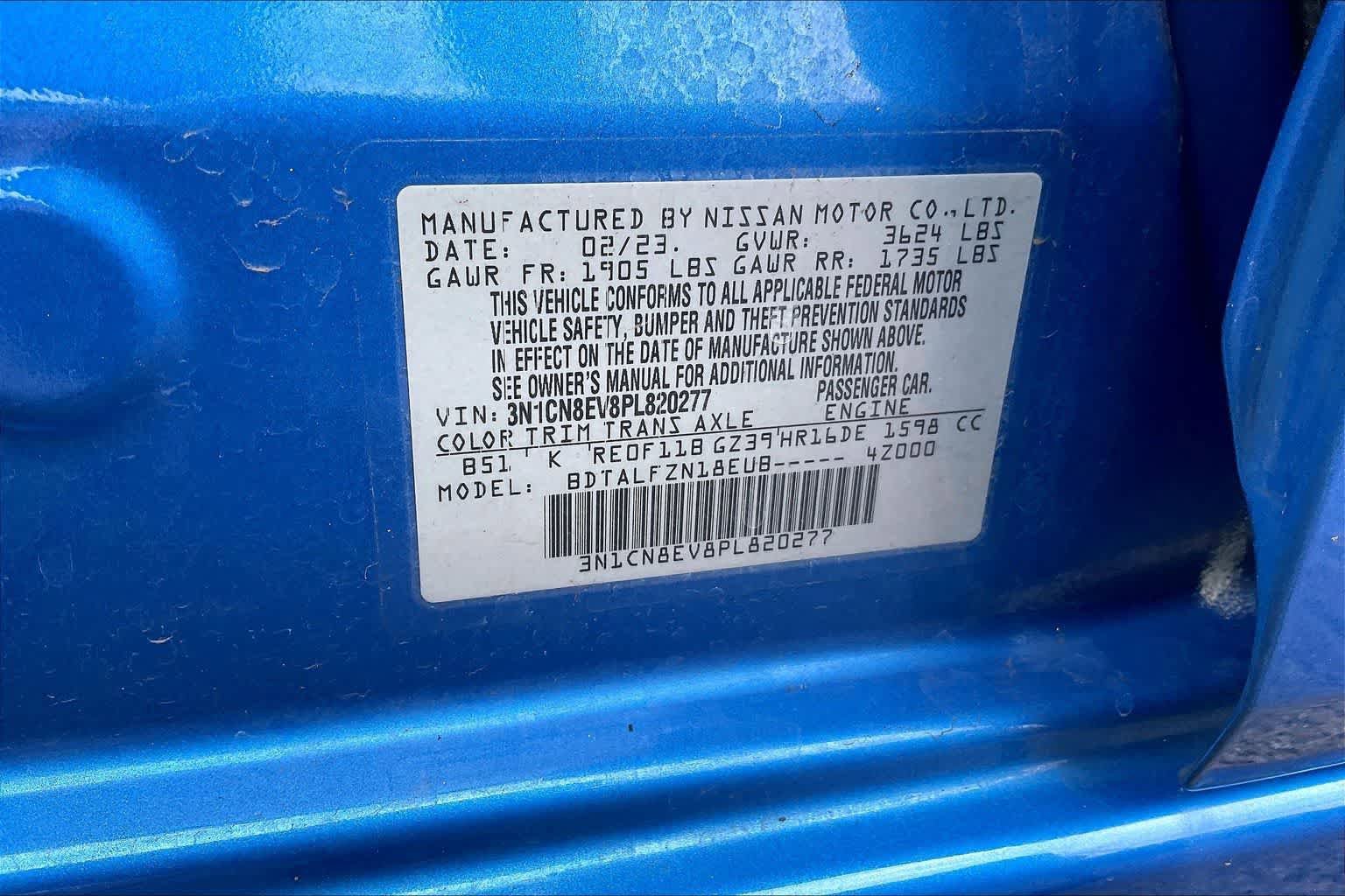 Used 2023 Nissan Versa SV FWD image 20