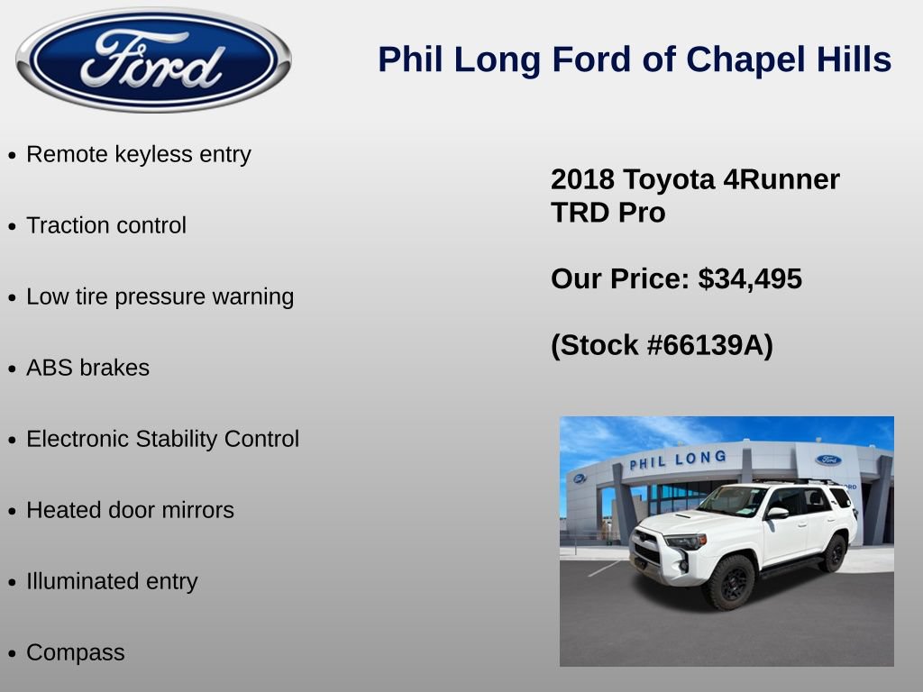 Used 2018 Toyota 4Runner SR5 AWD/4WD image 8