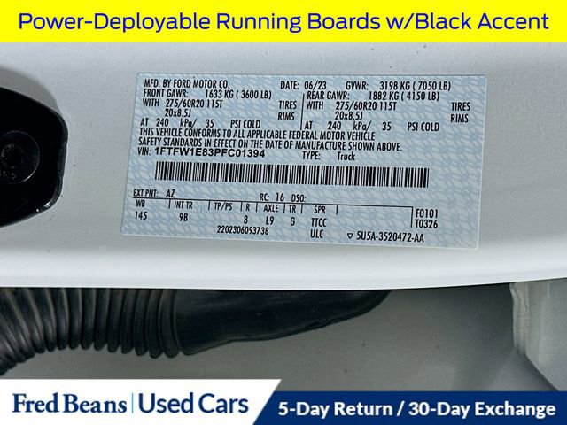 Certified 2023 Ford F150 Platinum w/ Equipment Group 701A High image 40