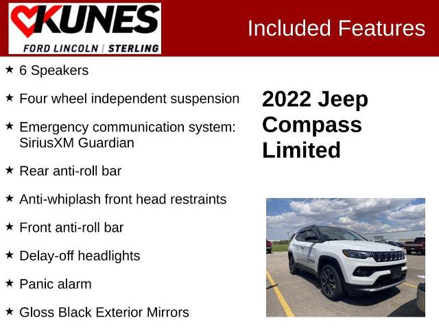 Used 2022 Jeep Compass Limited AWD/4WD image 3