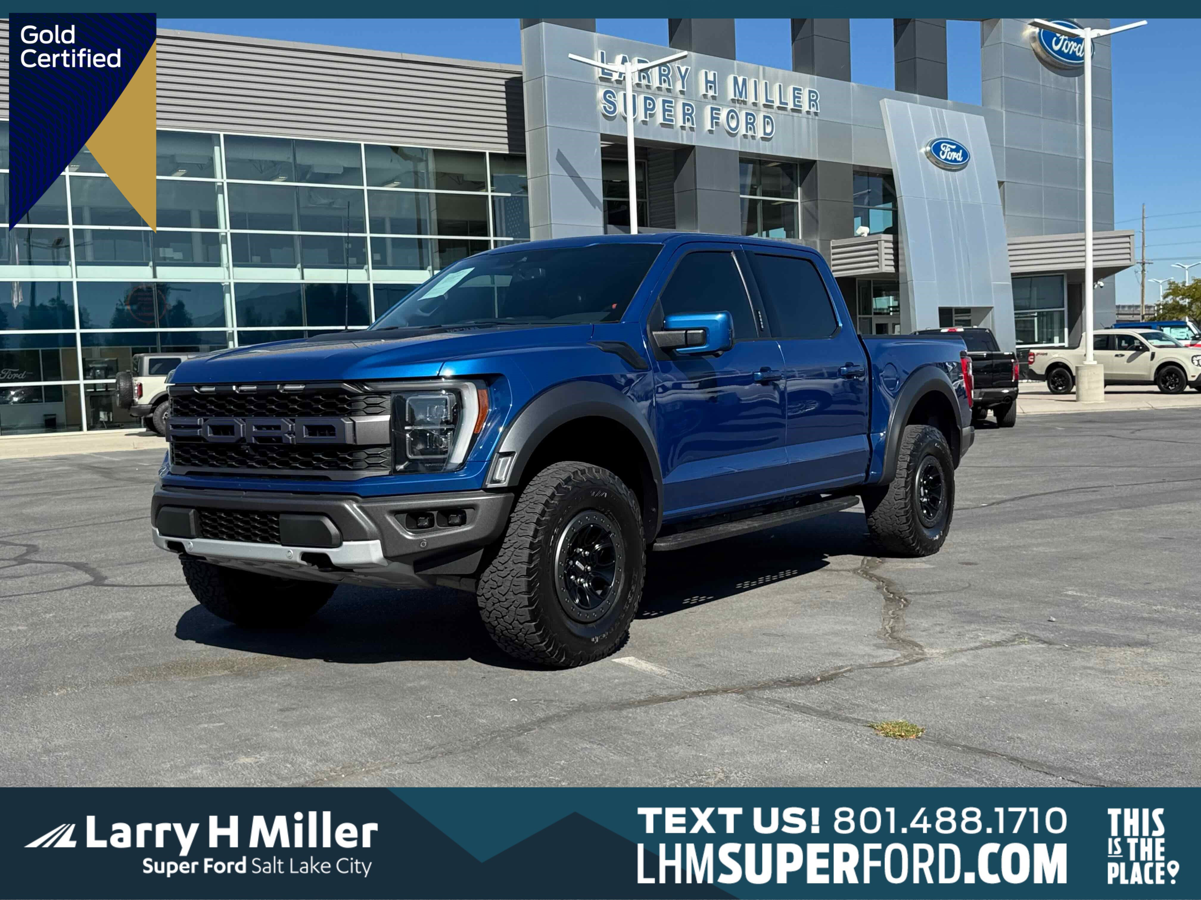 Certified 2022 Ford F150 Raptor w/ Equipment Group 801A High