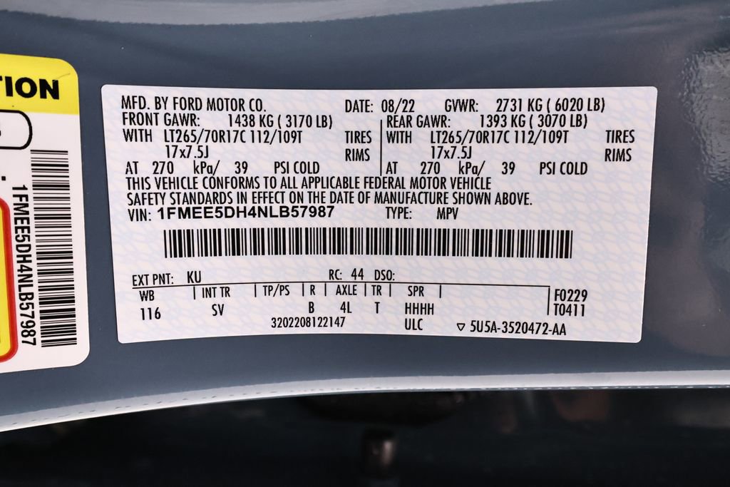 Certified 2022 Ford Bronco Black Diamond AWD/4WD image 38