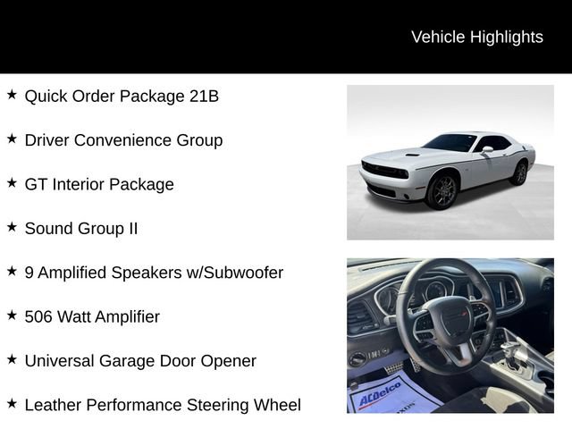 Used 2017 Dodge Challenger GT w/ Driver Convenience Group AWD/4WD image 8