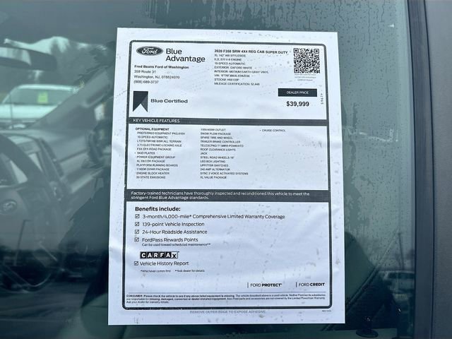 Certified 2020 Ford F350 XL w/ Power Equipment Group image 29