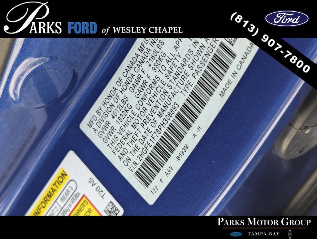 Used 2023 Honda Civic EX image 37