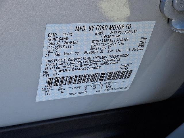 Certified 2025 Ford Explorer Active AWD/4WD image 26
