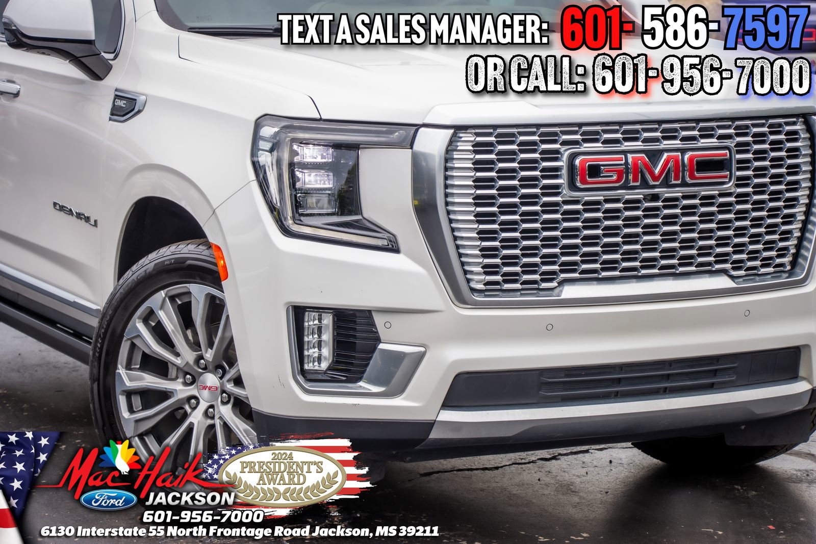 Used 2021 GMC Yukon Denali w/ Denali Premium Package RWD image 3