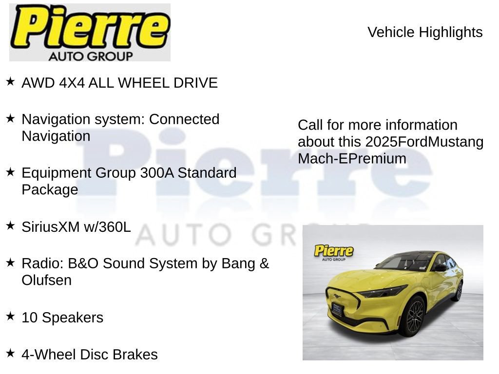 Certified 2025 Ford Mustang Mach-E Premium AWD/4WD image 10