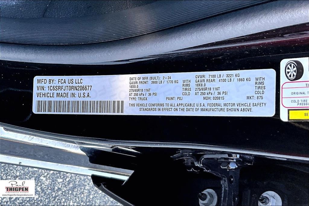 Used 2024 RAM 1500 Laramie AWD/4WD image 20