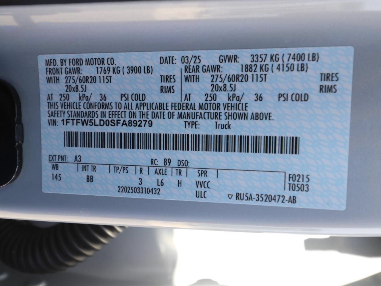 Certified 2025 Ford F150 Lariat w/ Equipment Group 501A Mid AWD/4WD image 20